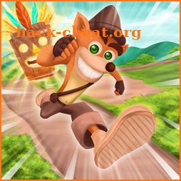 Adventure Fox Bandi: Nsane 3D Run Trilogy icon