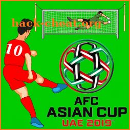 AFC Asian Cup 2019 UAE - Football free kick icon