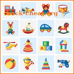 Age 3-4 mental educational intelligence child play icon