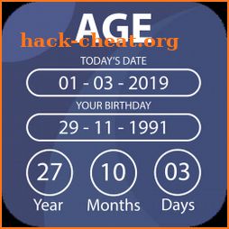 Age Calculator by Date of Birth icon