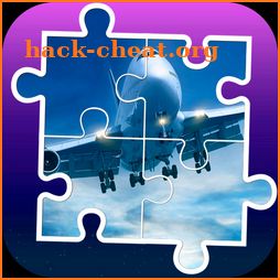 Airplane puzzle games icon