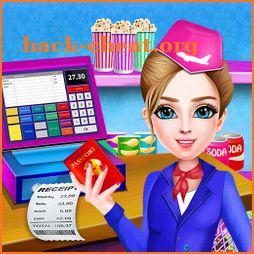 Airport Manager Cash Register Cashier Girls Games icon