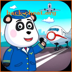 Airport professions: Kids games with Panda icon