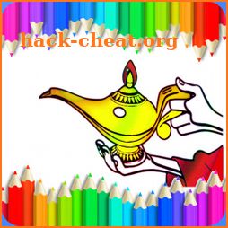 Aladdin Coloring Book icon