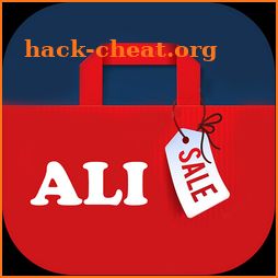 ALI Sale shopping app with sales, express delivery icon