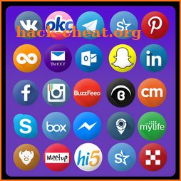 All in one social media network pro icon