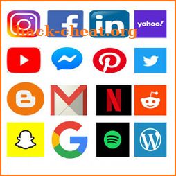 All Social Media & Network In One App icon