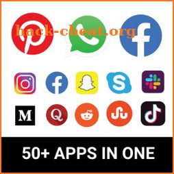 All social media and social networks in one icon