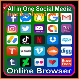 All Social Media - Social Network in One App icon