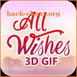 All Wishes Greeting Cards 3D GIF icon