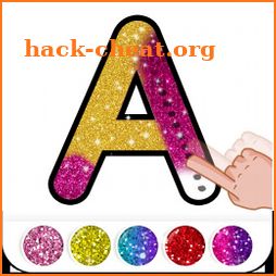 Alphabets Coloring book Glitte icon