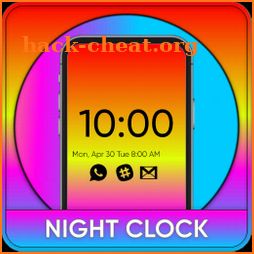 Always on Display AMOLED Super Edge Light Clock icon