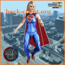 Amazin Super Girl Rope Hero -Girl strange war hero icon