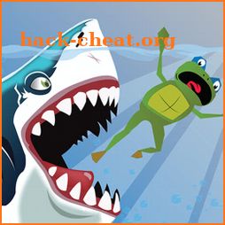 Amazing Frog Fight Shark - Game Adventure icon
