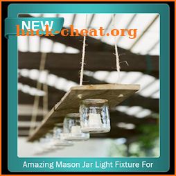 Amazing Mason Jar Light Fixture For Sale icon