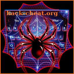 Amazing Neon Spider Keyboard icon