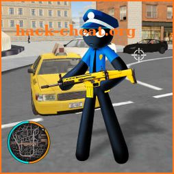 Amazing Police Stickman Rope Hero Gangster Vegas icon