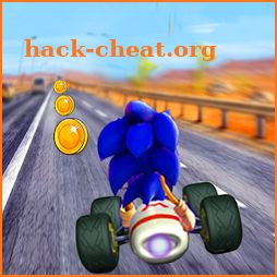 amazing sonic racing car game icon