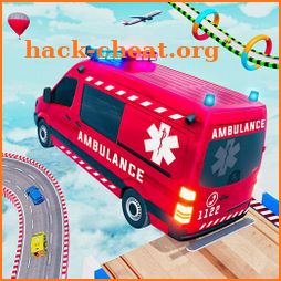 Ambulance car stunts – Mega Ramp Stunts icon