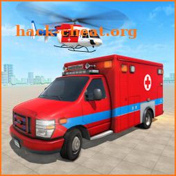 Ambulance Driver City Rescue Helicopter Simulator icon