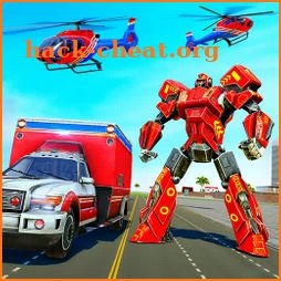 Ambulance Robot Car Game – Fire Truck Robot Games icon