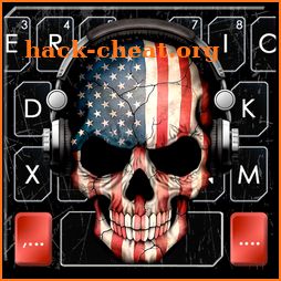 America Dj Skull Keyboard Theme icon