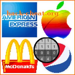 American Logo Color by Number - Pixel Art Coloring icon