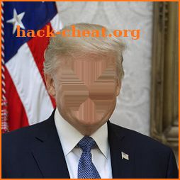 American President Donald Trump Photo Suit icon