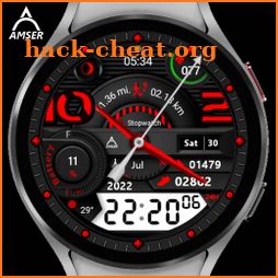 Amser Hawk Hybrid Watchface icon