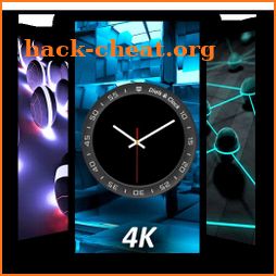 Analog clock widget & 3D live wallpapers icon