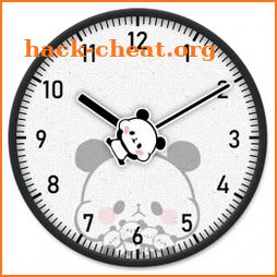 Analog clock widget Mochi Mochi Panda icon