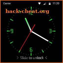 Analog Digital Clock Lock Screen icon