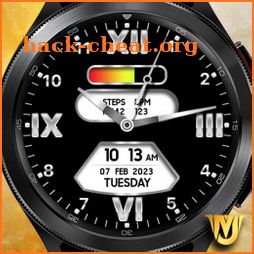 Analog Watch Face MJ075 Silver icon