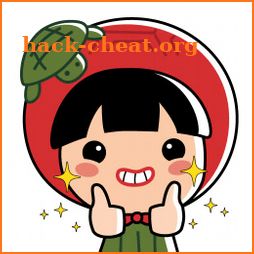 Ang Ku Kueh Girl Stickers for WhatsApp 红龟粿女孩 icon