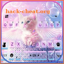 Angelic Cat Keyboard Background icon