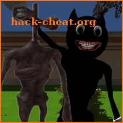 Angry Cartoon Cat Night Siren Head Versus icon