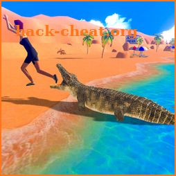 Angry Crocodile Beach Attack Simulator icon