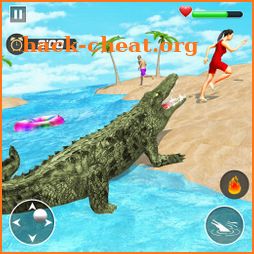 Angry Crocodile Game: New Wild Hunting Games icon