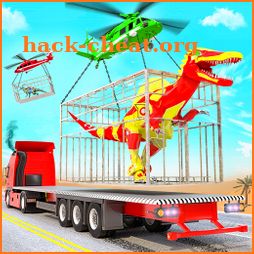 Angry Dino Robot Animal Transport Truck Driving icon