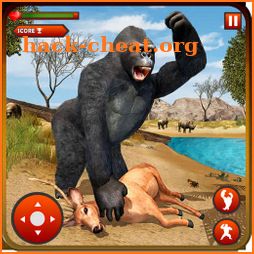 Angry Gorilla Attack : Wild Animal Jungle Survival icon