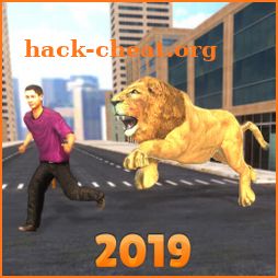 Angry Lion City Attack Simulator 2019 icon