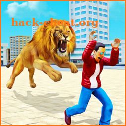 Angry Lion City Attack: Wild Animal Games 2020 icon