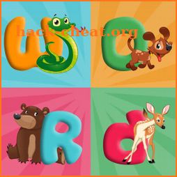 Animal word puzzle game icon