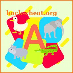 Animals learning cards icon