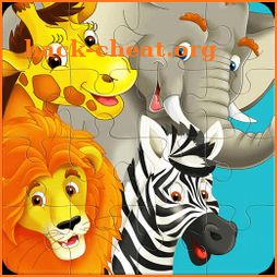 Animals Puzzle - Cartoon Puzzles for Kids icon