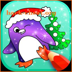 Animated Christmas Coloring Book icon