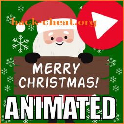 Animated Christmas Stickers. icon