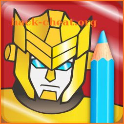 Animated Robots Coloring Book for Boys icon
