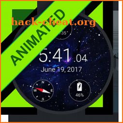 Animated Starfield Watch Face icon