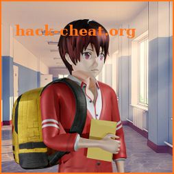 Anime Boy High School Life 3D icon